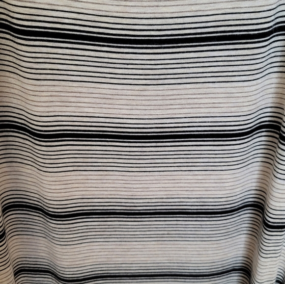 Tan and Black Striped Maxi Skirt - Picture 3 of 5